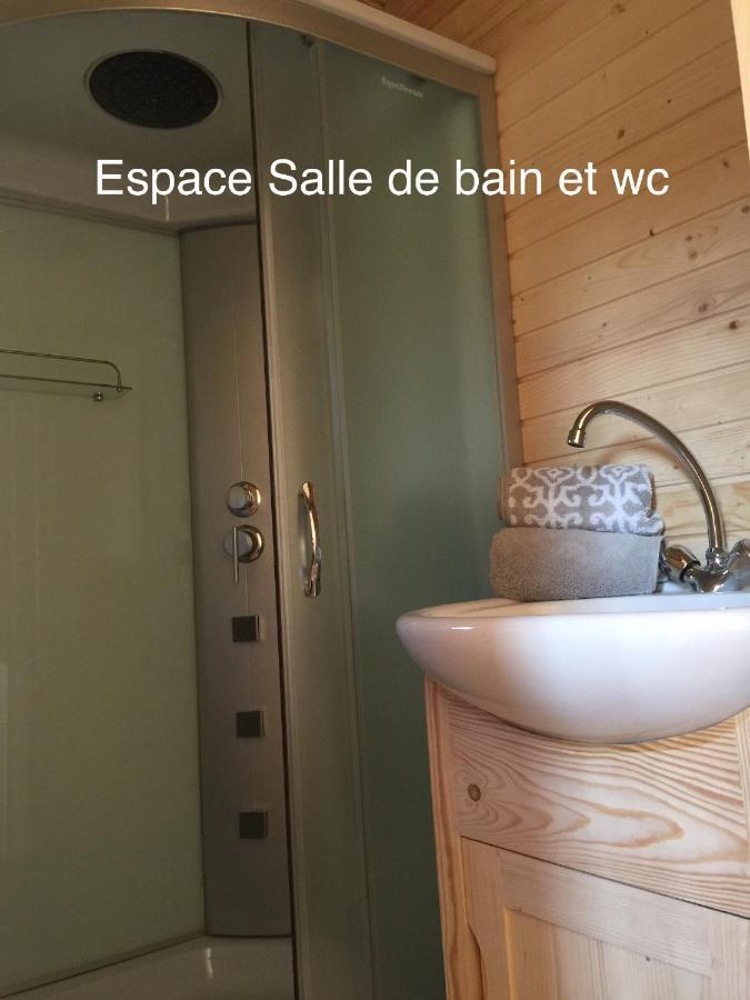 Roulottes Du Chalet Des Pins Rougeou Esterno foto
