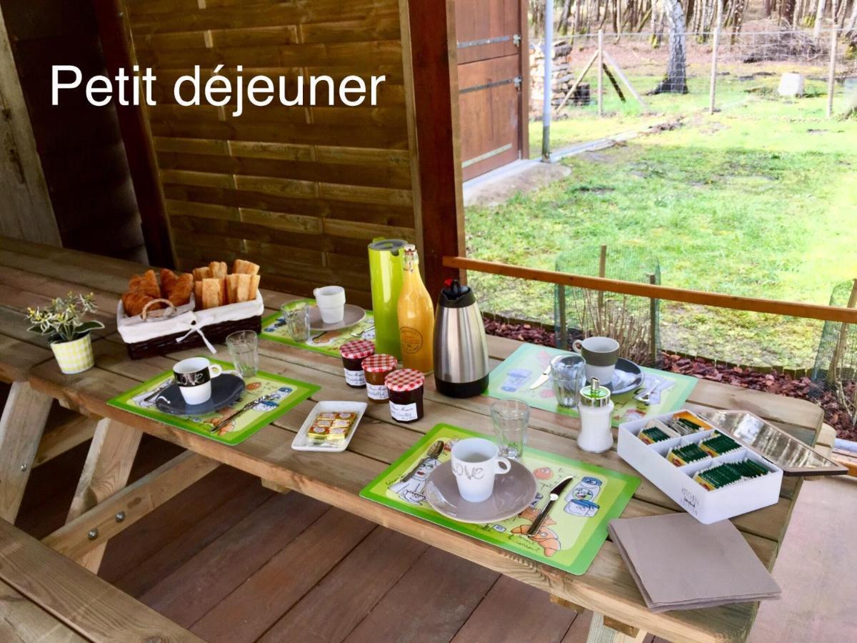 Roulottes Du Chalet Des Pins Rougeou Esterno foto