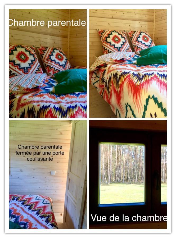 Roulottes Du Chalet Des Pins Rougeou Esterno foto